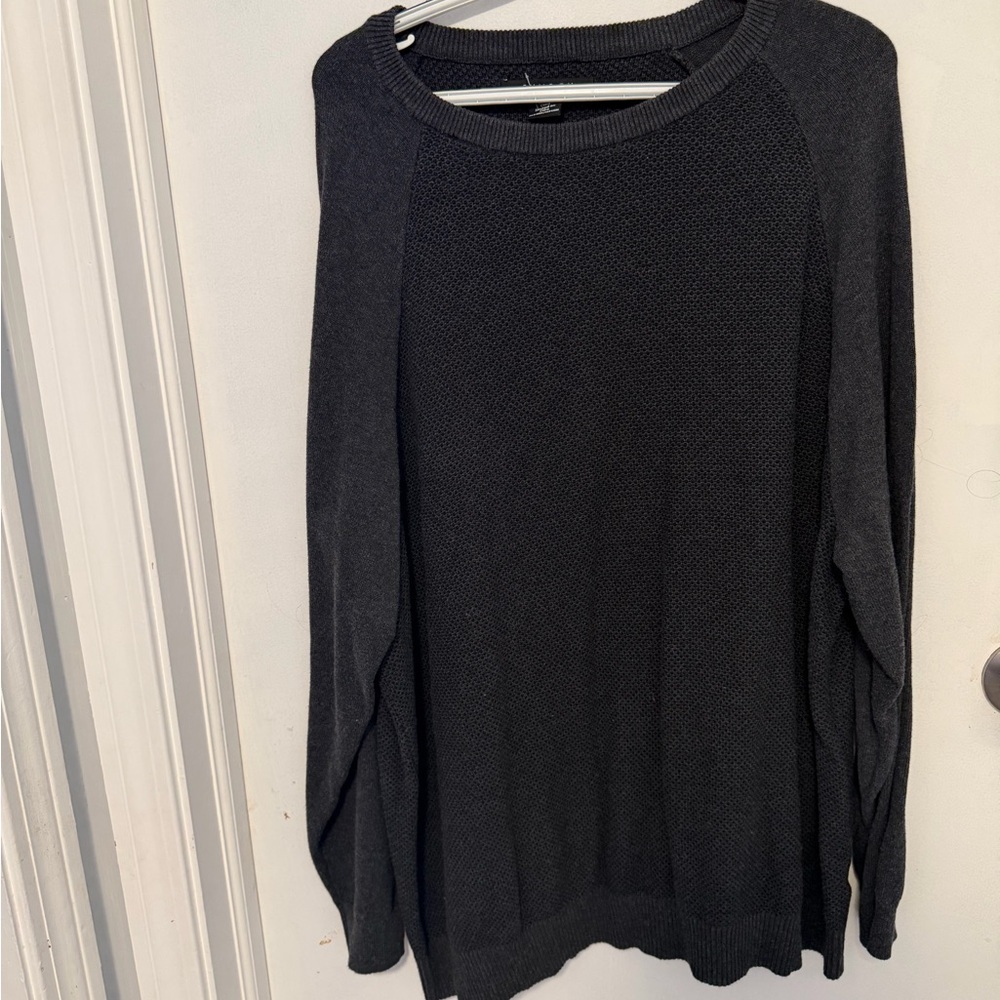 Men's Charcoal Crewneck Sweater